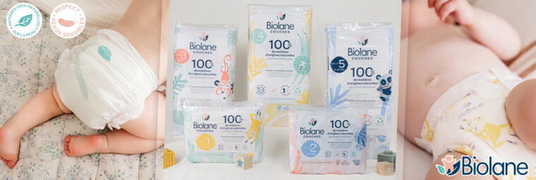 Biolane - Couches naturelles peau sensible