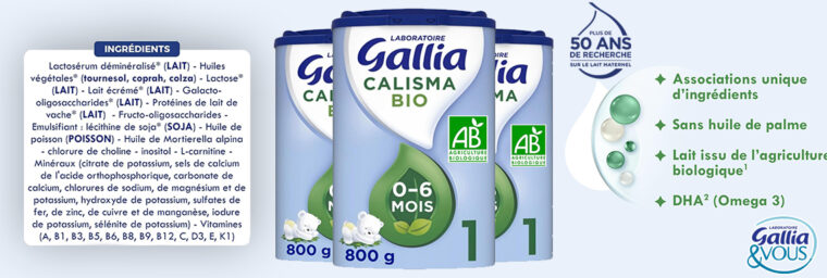 Gallia – lait infantile bio
