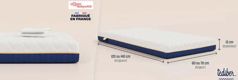 Tediber - Matelas bébé Tedi